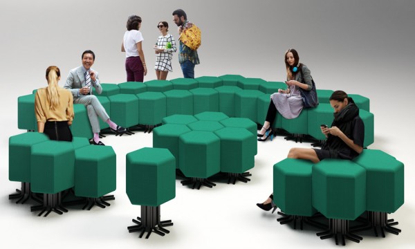 Lift-bit sofa by Carlo Ratti