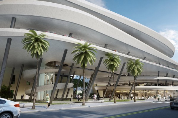 Zaha Hadid Miami parking lot rejected public architecture news USA