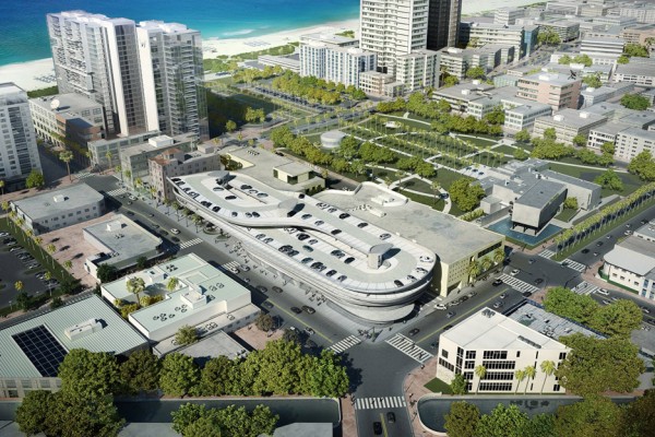 Zaha Hadid Miami parking lot rejected public architecture news USA