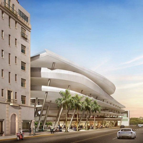 Zaha Hadid Miami parking lot rejected public architecture news USA