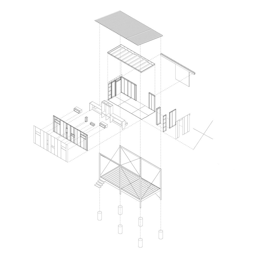 Outward Bound Cabins by Colorado students
