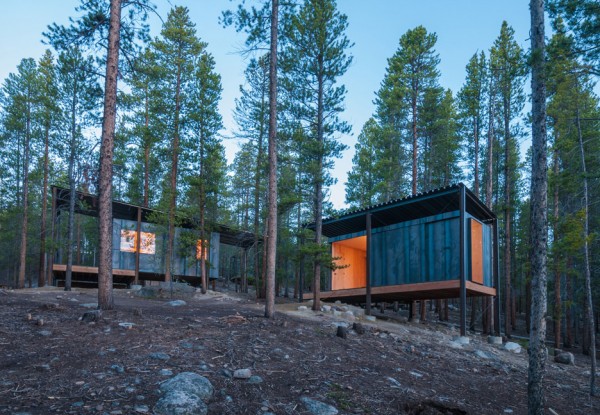 Outward Bound Cabins by Colorado students