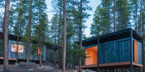 Outward Bound Cabins by Colorado students