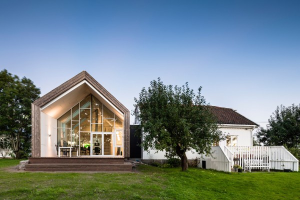 Øvre Tomtegate 7 by Link Arkitektur residential gabled extension architecture Norway