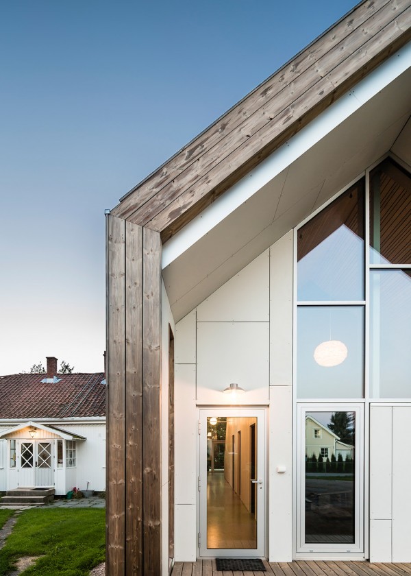 Øvre Tomtegate 7 by Link Arkitektur residential gabled extension architecture Norway