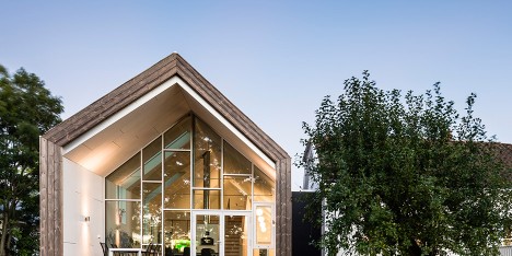 Øvre Tomtegate 7 by Link Arkitektur residential gabled extension architecture Norway
