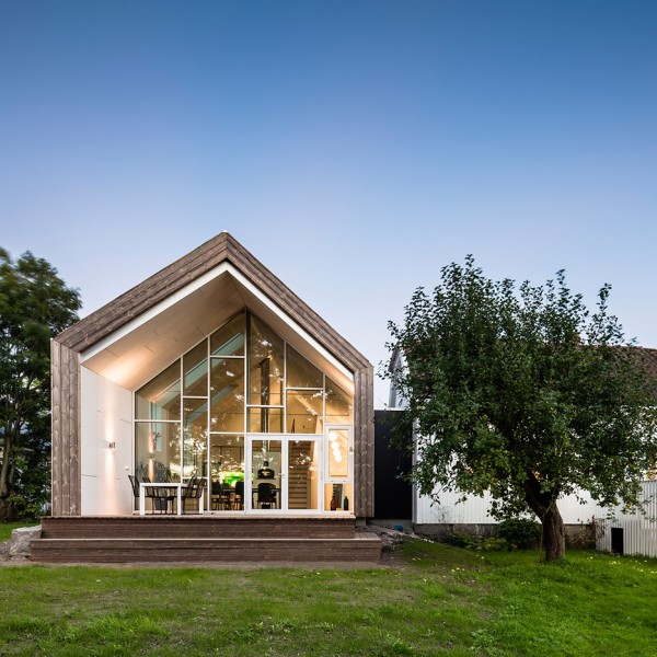 Øvre Tomtegate 7 by Link Arkitektur residential gabled extension architecture Norway