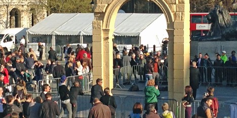 Syrian archway in Trafalgar Square