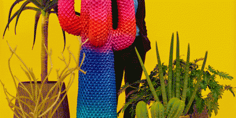 Paul Smith applies psychedelic colours to iconic cactus-shaped coat stand