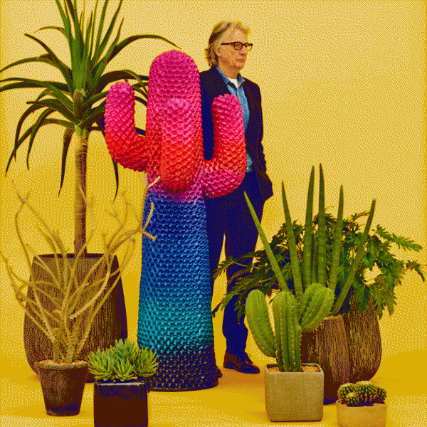 Paul Smith applies psychedelic colours to iconic cactus-shaped coat stand