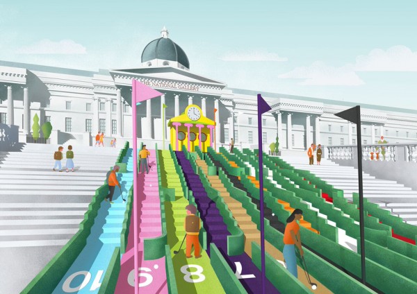 Visionary crazy golf for LDF