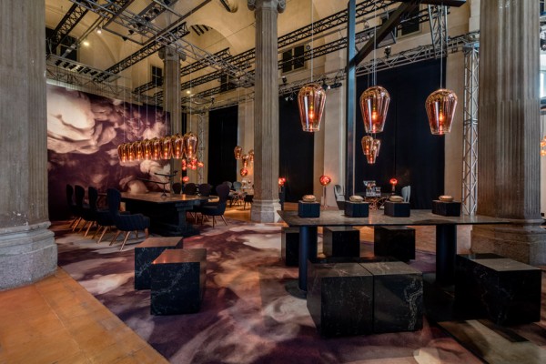 The Restaurant by Caesarstone and Tom Dixon in Milan design week 2016