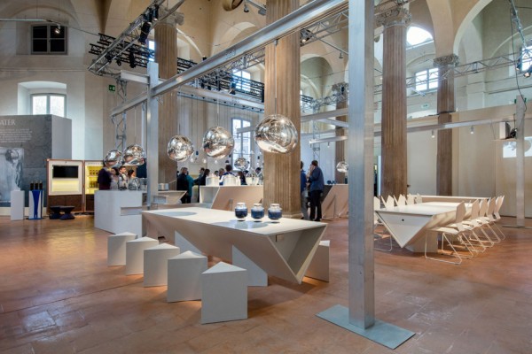 The Restaurant by Caesarstone and Tom Dixon in Milan design week 2016
