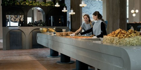 The Restaurant by Caesarstone and Tom Dixon in Milan design week 2016