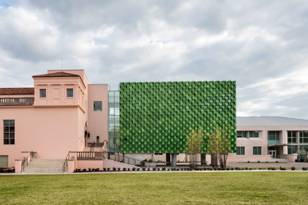 Ringling Asian Arts Centre museum architecture with terracotta tiles, Florida, USA
