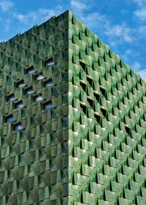 Ringling Asian Arts Centre museum architecture with terracotta tiles, Florida, USA