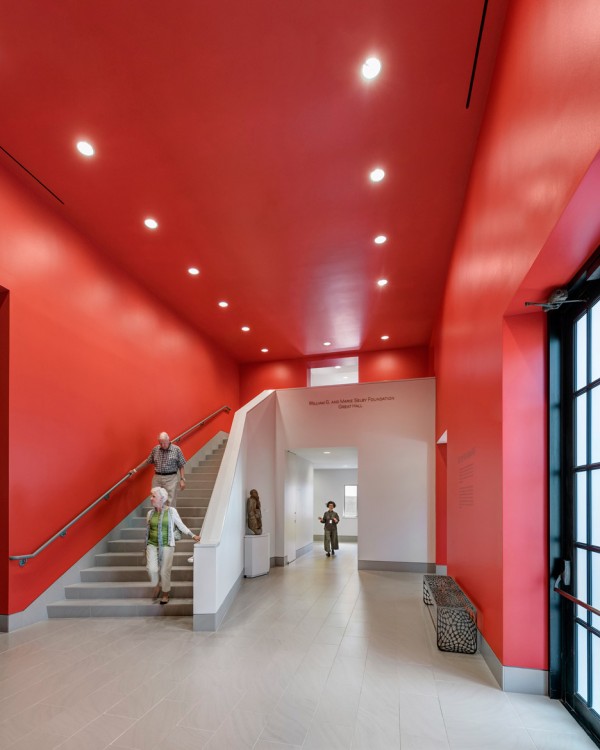 Ringling Asian Arts Centre museum architecture with terracotta tiles, Florida, USA