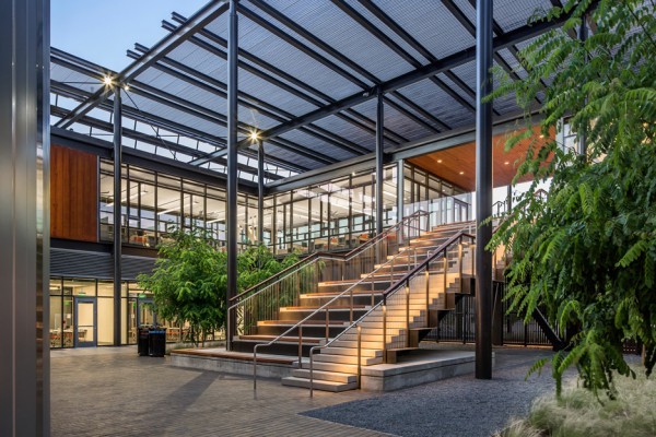 Photograph by Robert Canfield Stanford University Central Energy Facility by ZGF Architects in California, USA