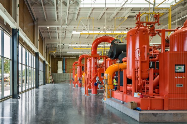 Photograph by Robert Canfield Stanford University Central Energy Facility by ZGF Architects in California, USA