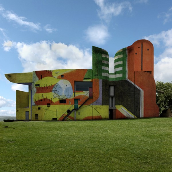 Ronchamp La Chapelle Notre Dame du Haut le Corbusier by Xavier Delory