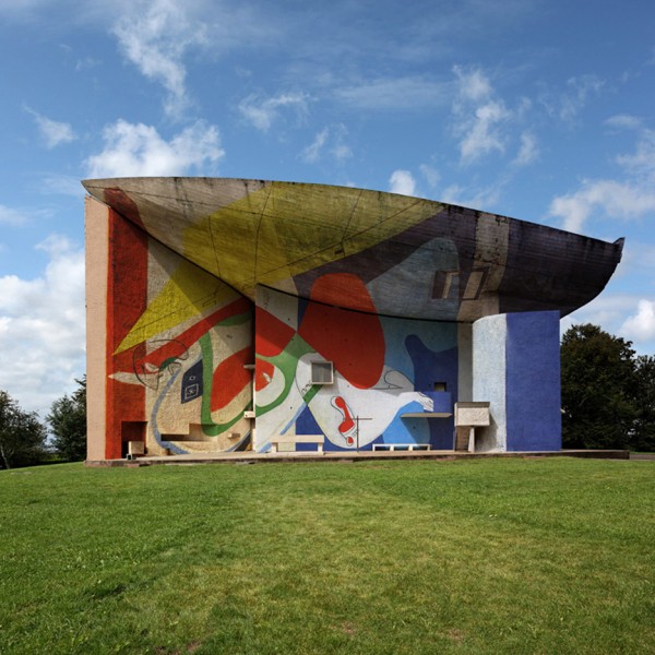 Ronchamp La Chapelle Notre Dame du Haut le Corbusier by Xavier Delory