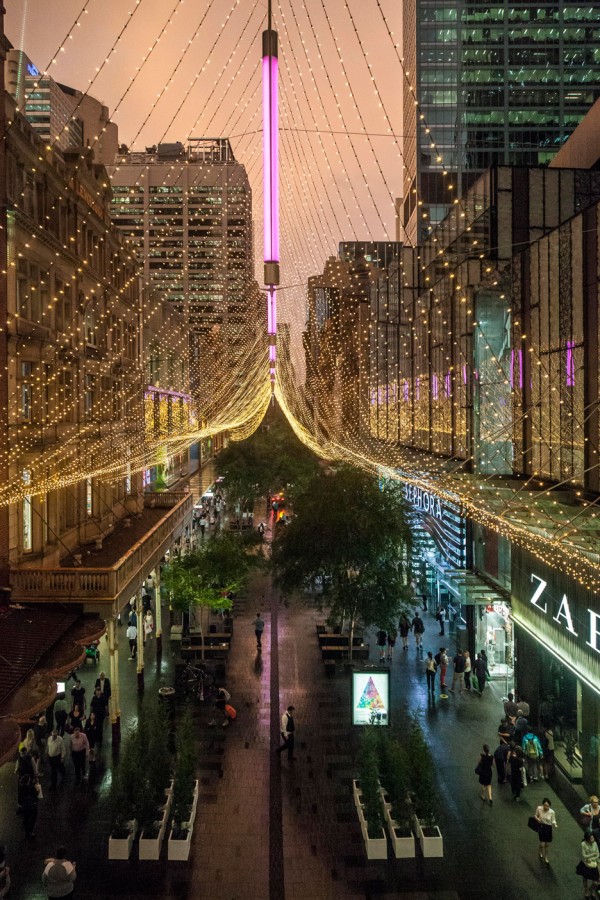 The City of Sydney Christmas decorations