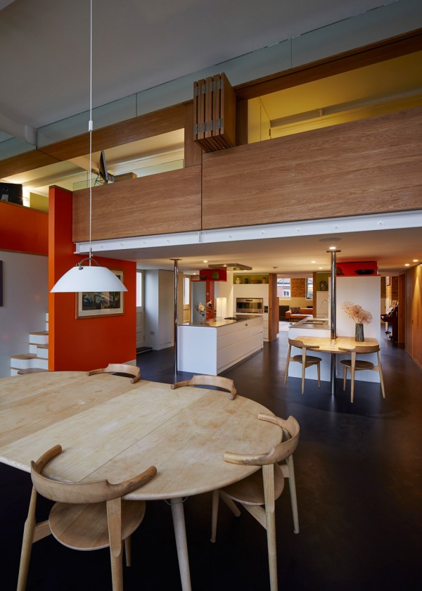 The Lycée by Knox Bhavan Architects, a residential renovation and conversion in London, UK