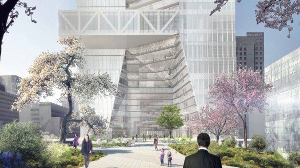 Toronomon Hills Station Tower by OMA