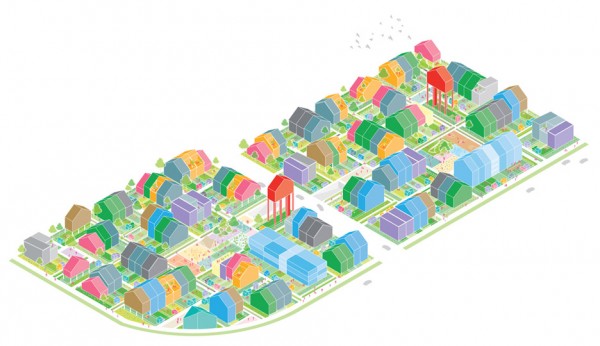 Benjamin Franklin barracks by MVRDV