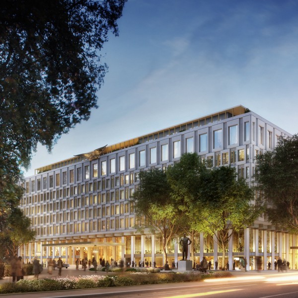 US embassy converted to luxury hotel by David Chipperfield