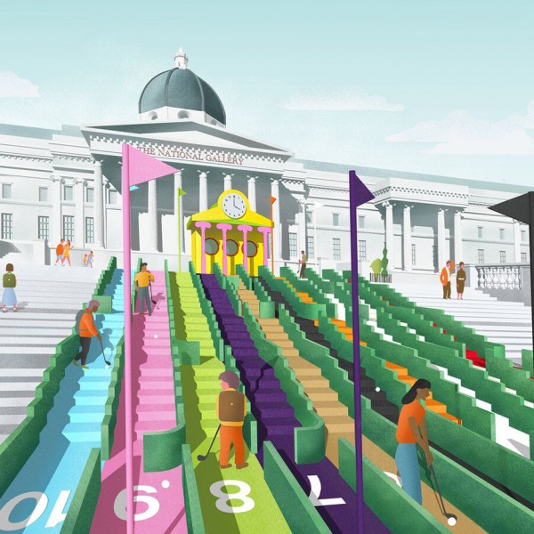 Visionary crazy golf for LDF
