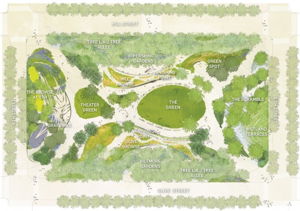 wHY and Civitas Pershing square renovation proposal architecture news Los Angeles LA USA