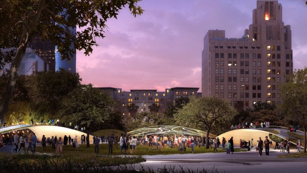 wHY and Civitas Pershing square renovation proposal architecture news Los Angeles LA USA