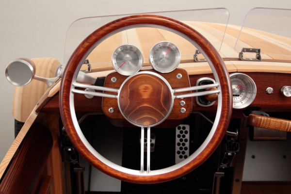 Wooden Toyota Setsuna concept car for Milan design week 2016