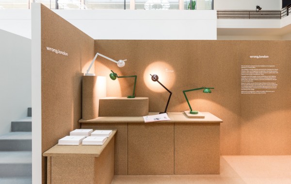 The Wrong London debut collection on show at Hay's Milan design week exhibition at La Pelota
