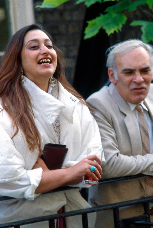Zaha Hadid and Alvin Boyarsky in 1980