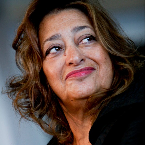 Zaha Hadid portrait by Simone Cecchetti