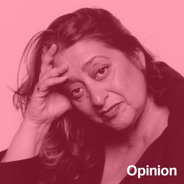 Portrait of Zaha Hadid, 2002, by Valerie Bennett