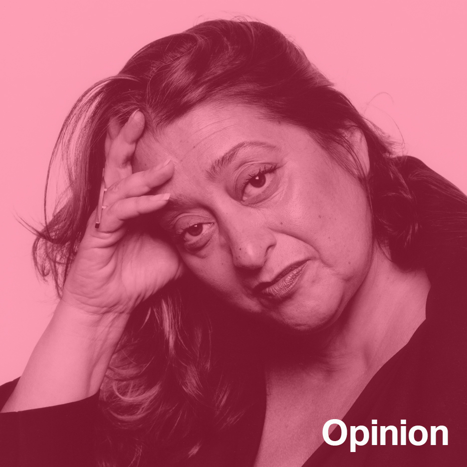 Portrait of Zaha Hadid, 2002, by Valerie Bennett