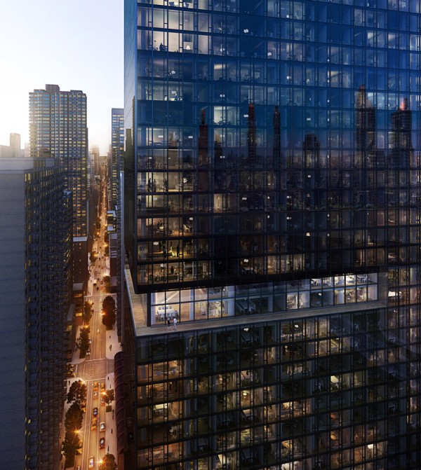 685 First Avenue residential block in New York City, USA by Richard Meier