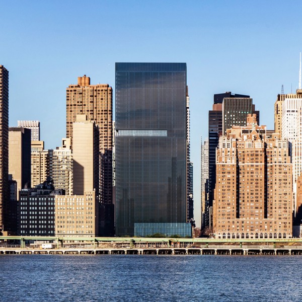 685 First Avenue residential block in New York City, USA by Richard Meier