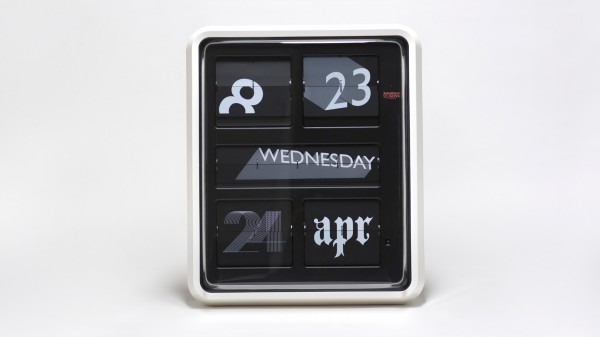 Font Clock by Sebastian Wrong for Established & Sons