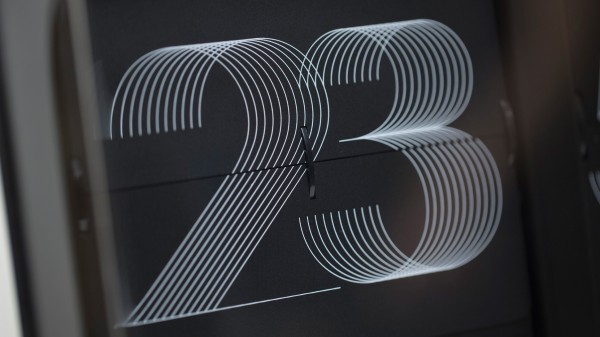 Font Clock by Sebastian Wrong for Established & Sons