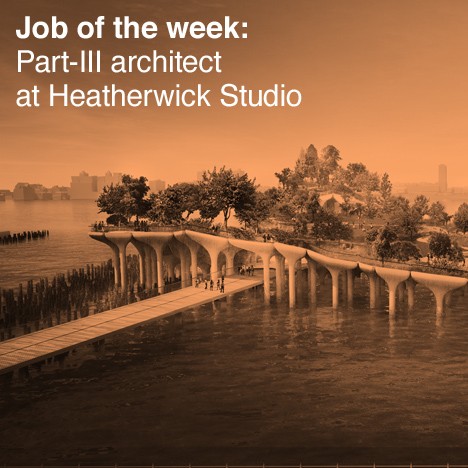 Job of the week: Part-III architect at Heatherwick Studio