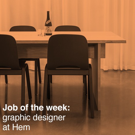 Job of the week: graphic designer at Hem