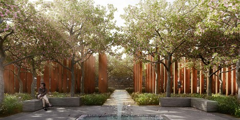 Acacia Remembrance Sanctuary in Sydney by CHROFI and McGregor Coxall uses GPS Tracking to find graves