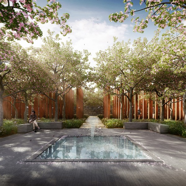 Acacia Remembrance Sanctuary in Sydney by CHROFI and McGregor Coxall uses GPS Tracking to find graves