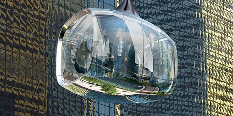 Aerial cable car in Chicago by Marks Barfield architects