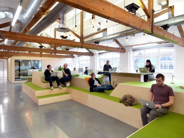 The Airbnb office in London by Threefold