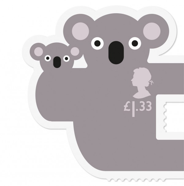 Animail stamp range for the Royal Mail designed by Osbourne Ross